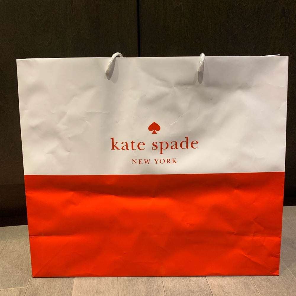 Kate Spade New York Large Retail Shopping Bag Gift Bag (18"x16")